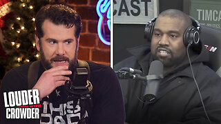 KANYE STORMS OFF OF TIM POOL'S PODCAST IN AWKWARD INTERVIEW! | Louder with Crowder