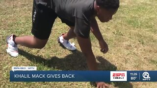 Khalil Mack gives back