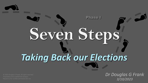 Seven Steps: Taking Back Our Elections