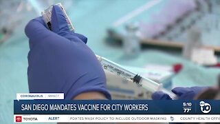 San Diego mandates vaccine for city workers