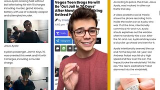 Victor Reacts: Criminals No Longer Fear the Law! Vegas Teen Brags that He Will Be Out in 30 Days!