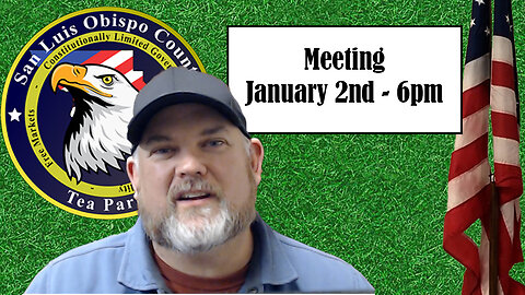 SloTeaParty Meeting Announcement Jan 2nd 2023