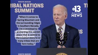President Joe Biden pledges to designate Avi Kwa Ame national monument in Southern Nevada