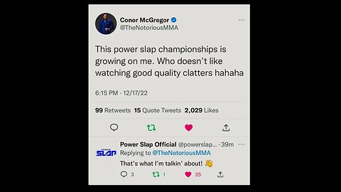 Conor McGregor Loves Power Slap, Calls Out Nate Diaz