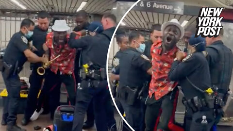 Beloved subway saxophonist arrested by NYPD: video