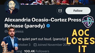Laughing at AOC's MELTDOWN Over A Parody Account | The List Highlights