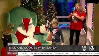 'Milk and Cookies with Santa' will entertain the kiddo's at the Omaha Children's Museum this weekend