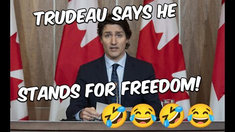 Trudeau claims he stands for freedom and human rights