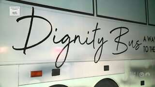 Dignity Bus provides warm shelter for homeless to sleep on cold nights