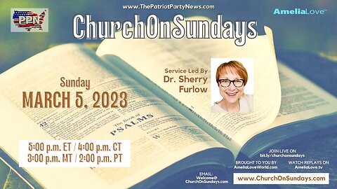 Church On Sundays, with Dr. Sherry Furlow | March 5, 2023
