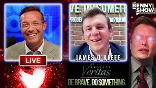 LIVE NOW: James O'Keefe on DESTROYING Twitter and Elon Musk's REACTION to Project Veritas Bombshell