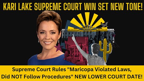 Arizona Supreme Court Rules Maricopa Violated Laws - Did NOT Follow Procedures - NEW COURT DATE