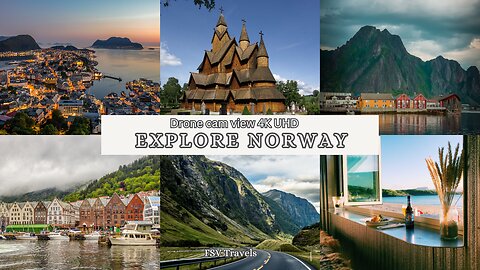 Explore Norway I Drone Cam I 4K UHD I by FSV Travels & Vlogs