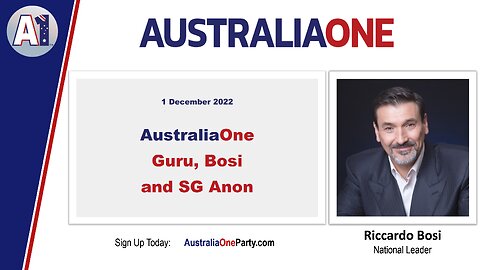 AustraliaOne Party - Guru, Bosi and SG Anon