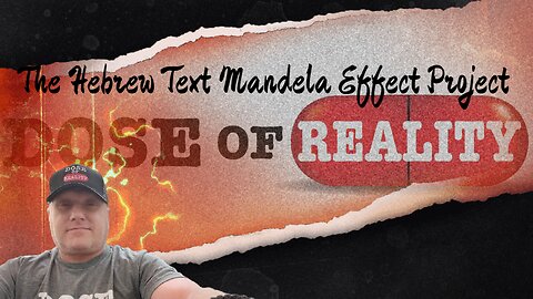 The Hebrew Text Mandela Effect Project ~ Supernatural Scripture Changes with Nir From Israel