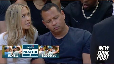 Alex Rodriguez in viral moment next to Kathryne Padgett during Suns' blowout loss