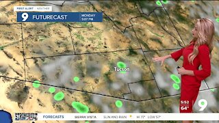 Highs in the 80s with another chance for rain