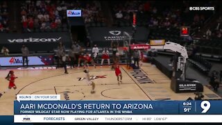 Aari McDonald returns to Arizona
