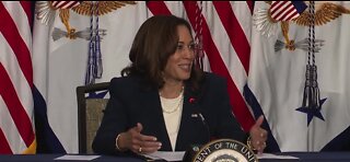 Vice President Kamala Harris spoke with Nevada lawmakers about reproductive rights