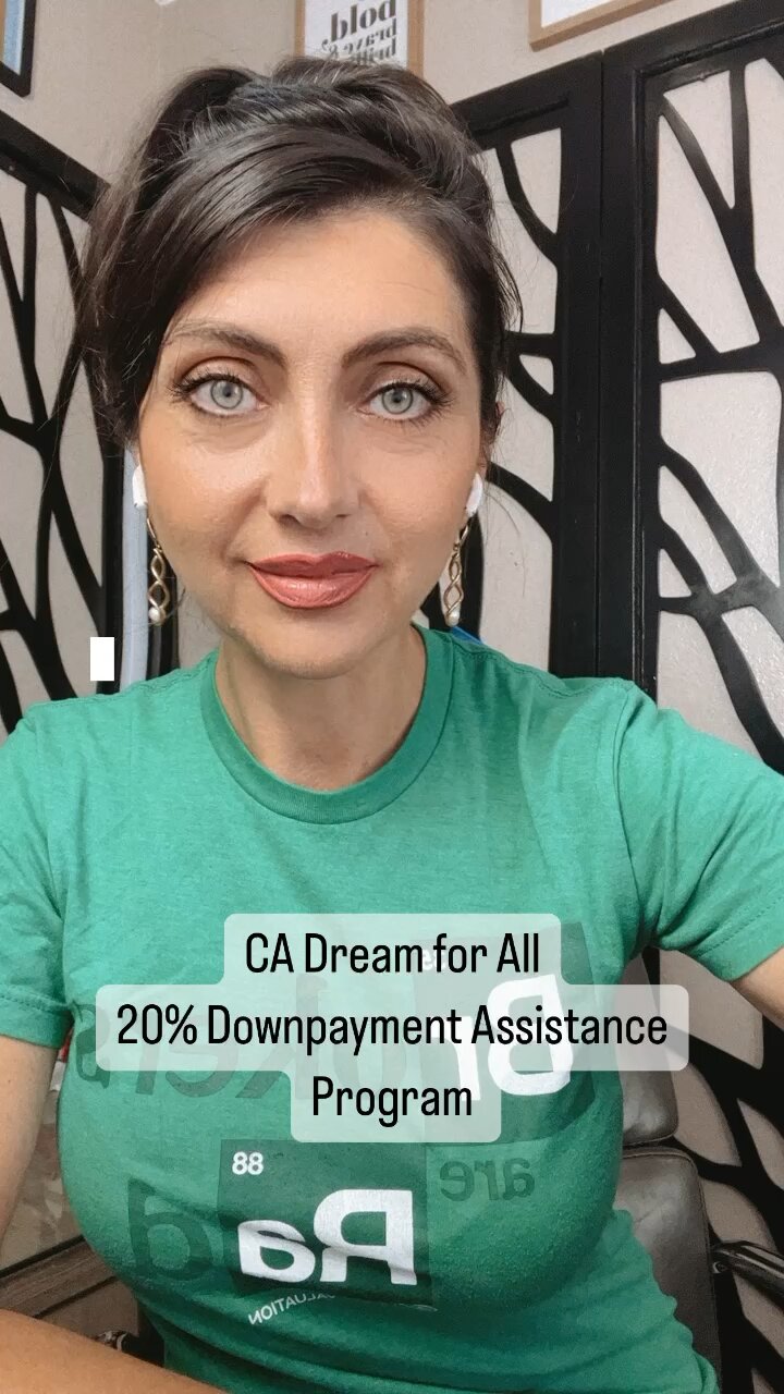 California Dream for All 20 Downpayment assistance Program