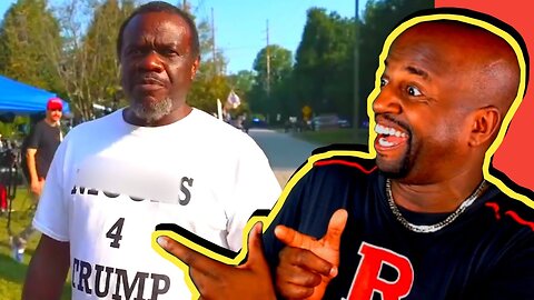 BLACK Man SUPPORTS Trump with N-WORD for Trump Shirt!!!
