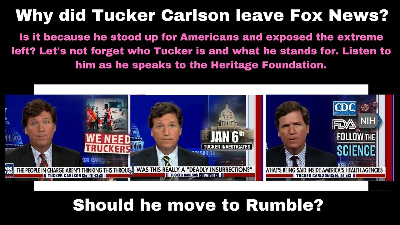 Why Did Tucker Carlson Leave Fox News 