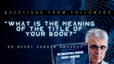 What is the meaning of the book title: 'The Inescapable Immune Escape Pandemic'