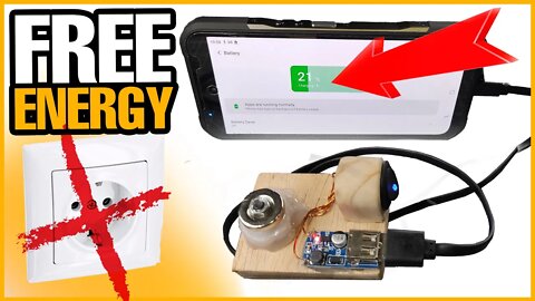 Smallest Free Energy Mobile Phone Charger | How to make a Free Energy Generator USB | Crazy Channel