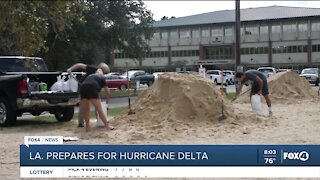Louisiana prepares for Hurricane Delta