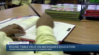 Roundtable held on Michigan's education amid virus