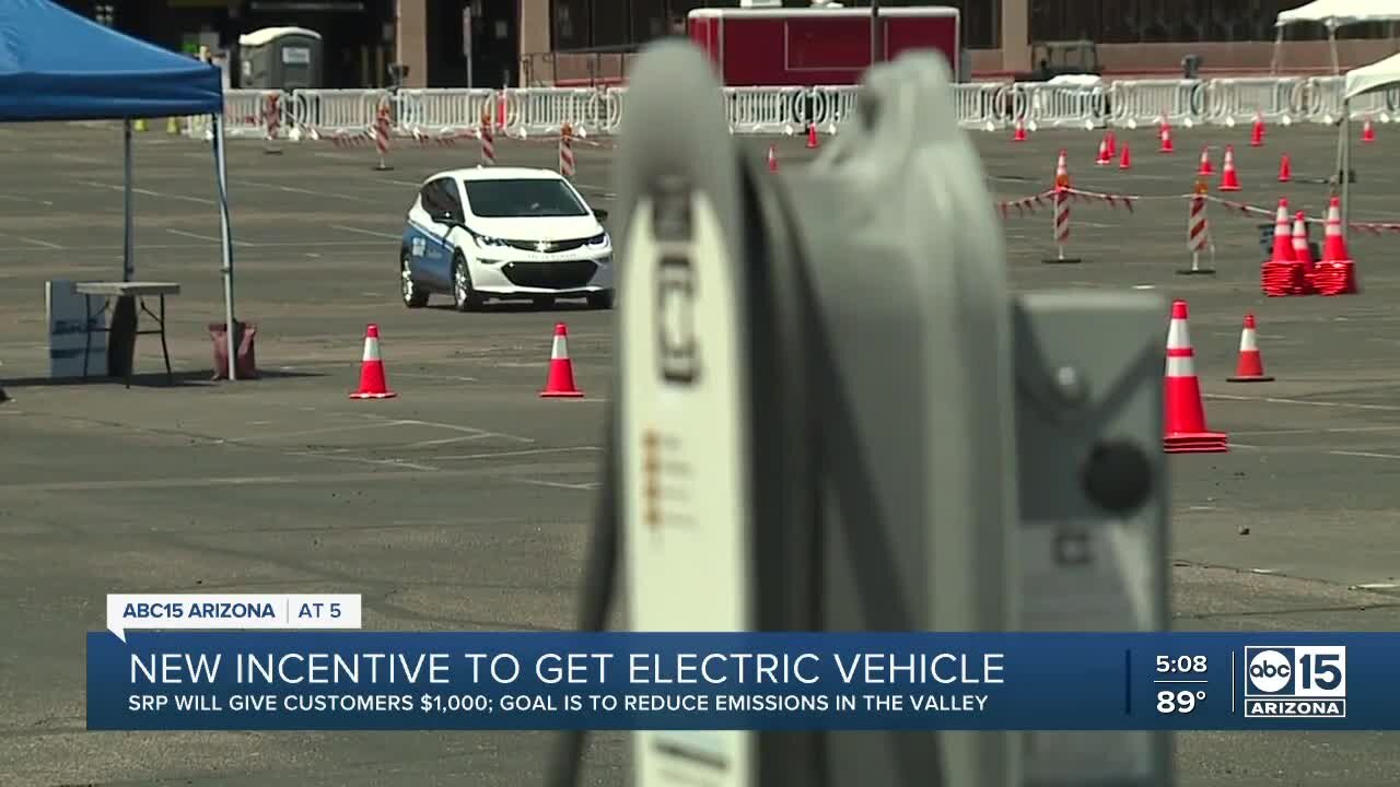 SRP offering 1K to customers who buy, lease electric vehicle