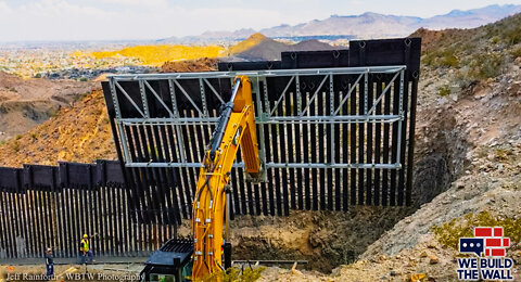 Cartel Drug Smuggling Path At We Build the Wall's Border Wall