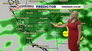 FORECAST: Mostly cloudy Monday, rain Tuesday