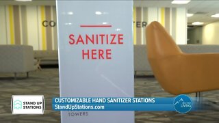 Need Hand Sanitizing Stations For Your Business? // Stand Up Stations