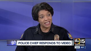 Phoenix police chief responds to controversial shoplifting video