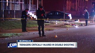 Teenagers critically injured in double shooting