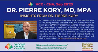 Dr Pierre Kory - Observations and Insights