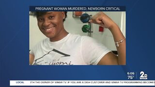 Pregnant woman murdered, newborn critical