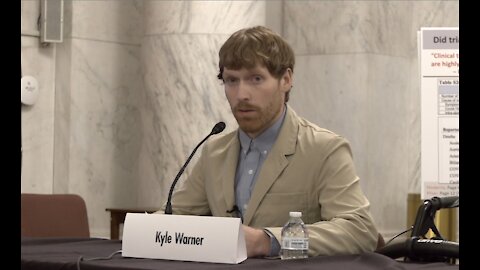 Kyle Warner: "The drug companies need to be compensating us if they are going to be testing on us."