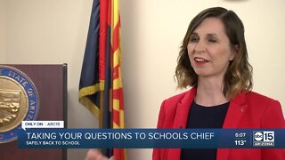 Taking your questions to Arizona schools chief