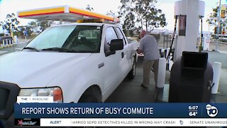 Rebound San Diego: Report shows return of busy commute