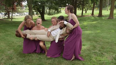 Bridal party drops groom on wedding day