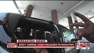 Body camera video released in shooting