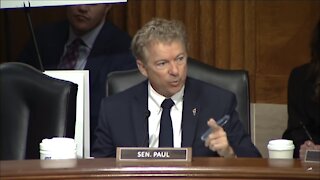 Flashback: Dr. Rand Paul Confronts Fauci on Funding Gain of Function Research at Wuhan