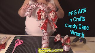 FFG Arts n Crafts Candy Cane Wreath