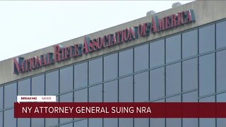The New York Attorney General files a lawsuit against the National Rifle Association after an 18 month long investigation