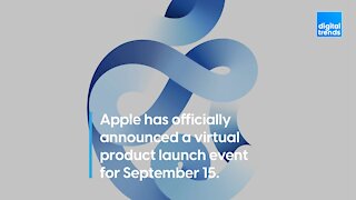 Apple has officially announced a virtual product launch event for September 15