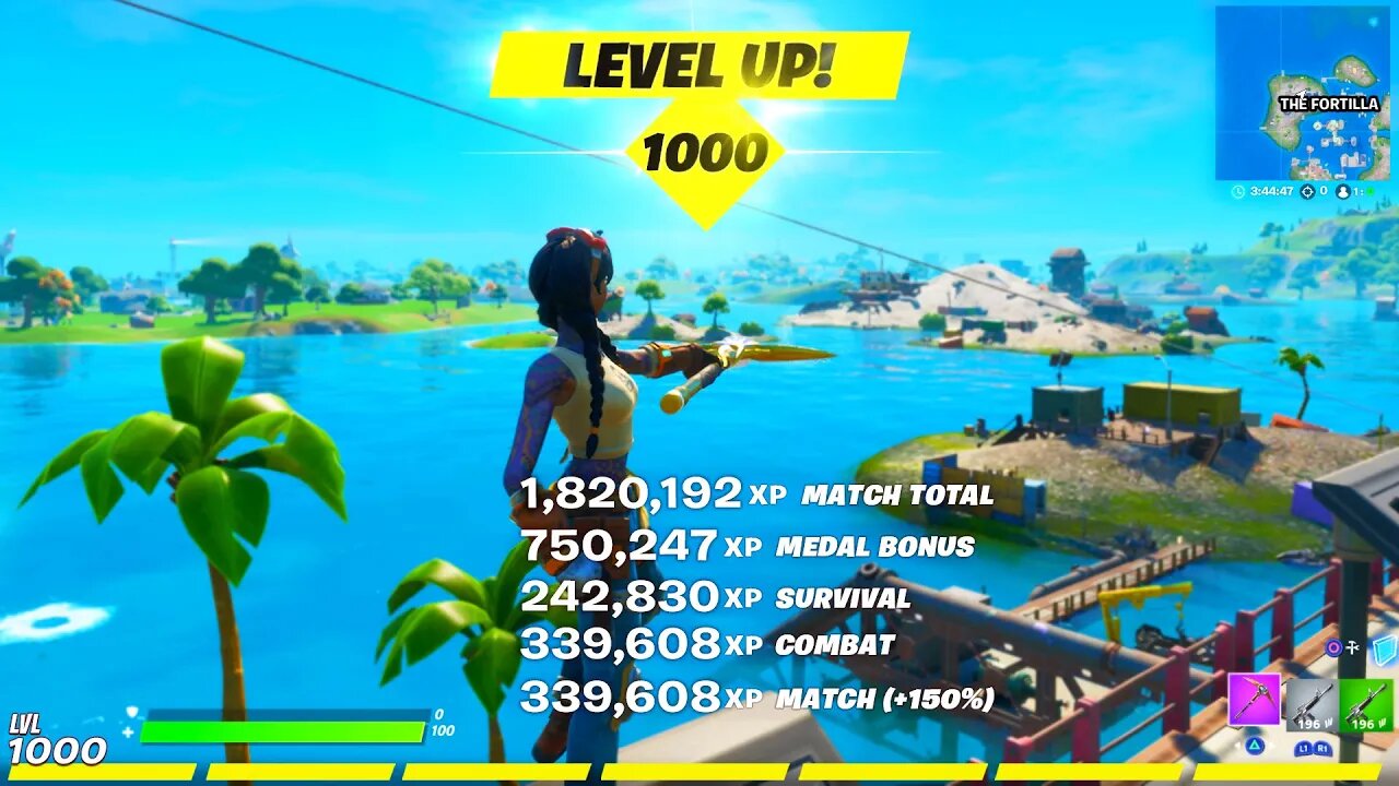 The FASTEST Method To MAX LEVEL 1000 In Fortnite! (SEASON 3 XP GUIDE