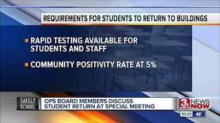 OPS board members discuss student return at special meeting