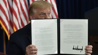 President Trump Signs Executive Actions To Provide COVID-19 Relief
